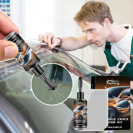 Windshield Crack Repair Resin Fluid - Car Glass Restore Glue