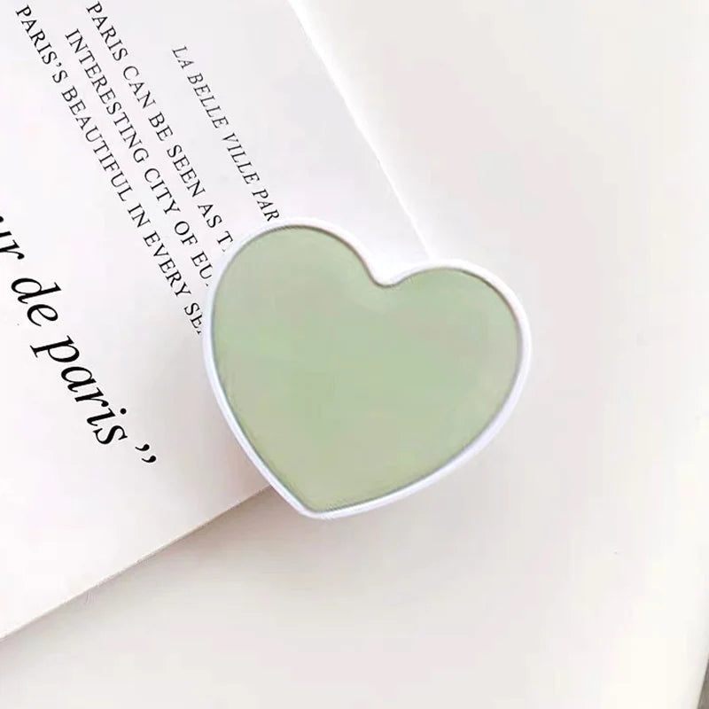Heart-Shaped Universal Phone Socket Grip Stand for iPhone & Samsung