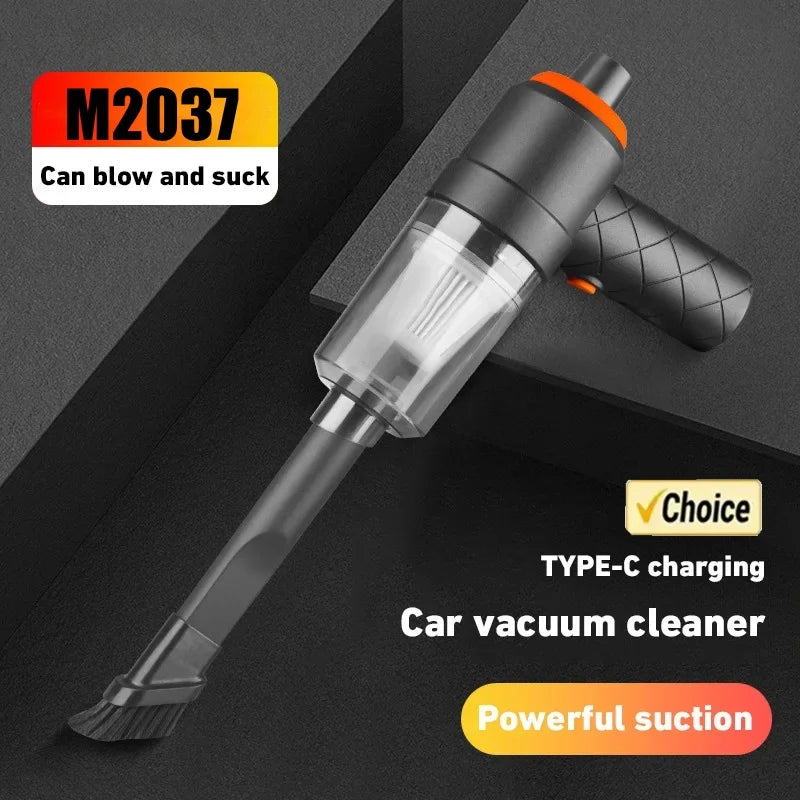 Portable Wireless Car Vacuum Cleaner - 6000PA Handheld Blower