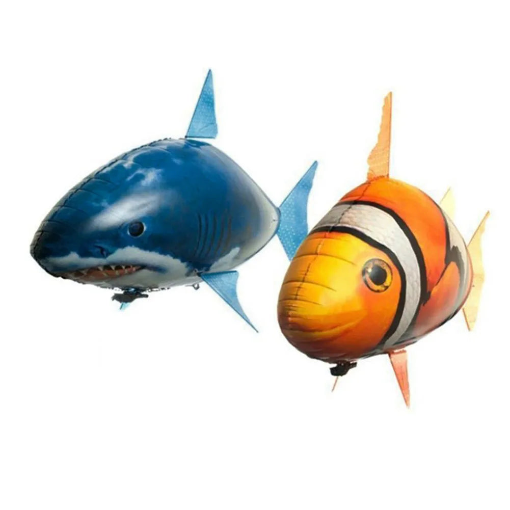 Remote Control Flying Shark Balloon Toy - Party Air Fish