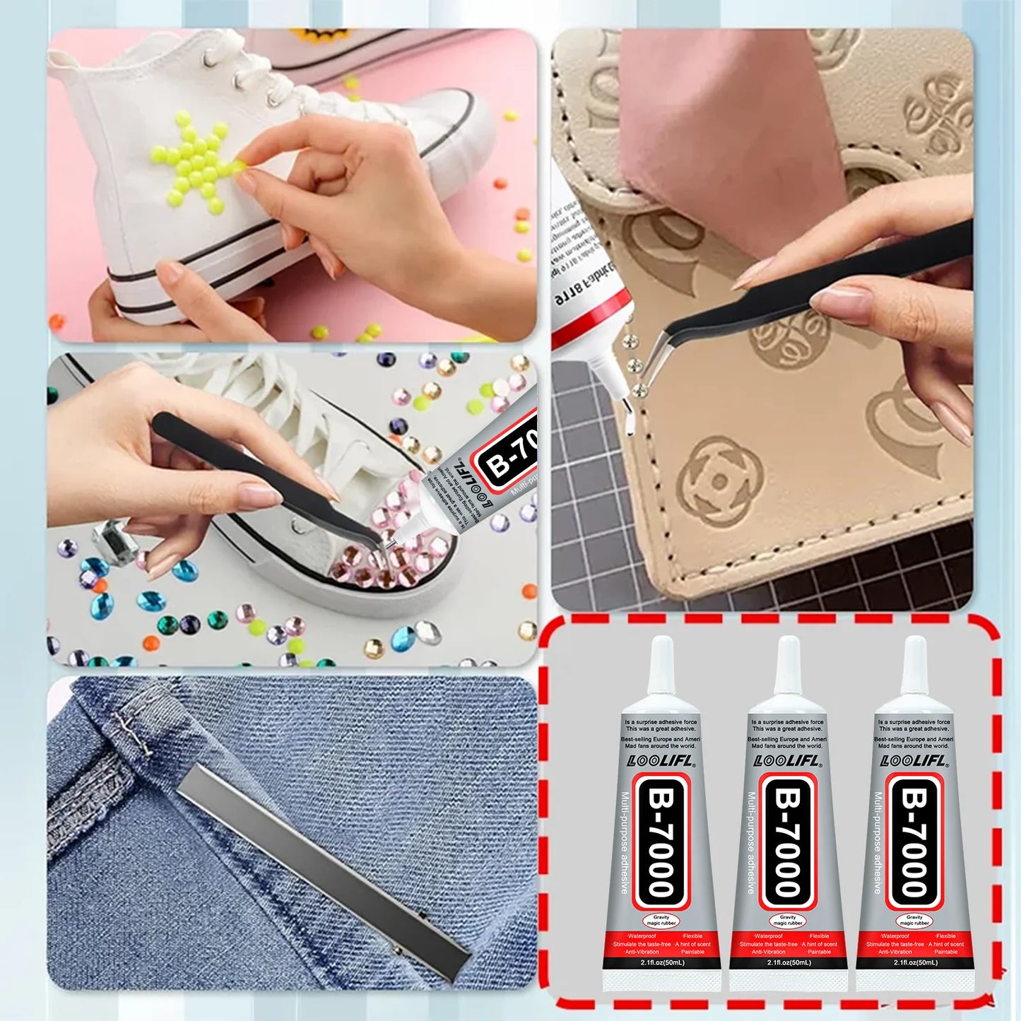 Quick-Drying Waterproof Fabric Repair Glue
