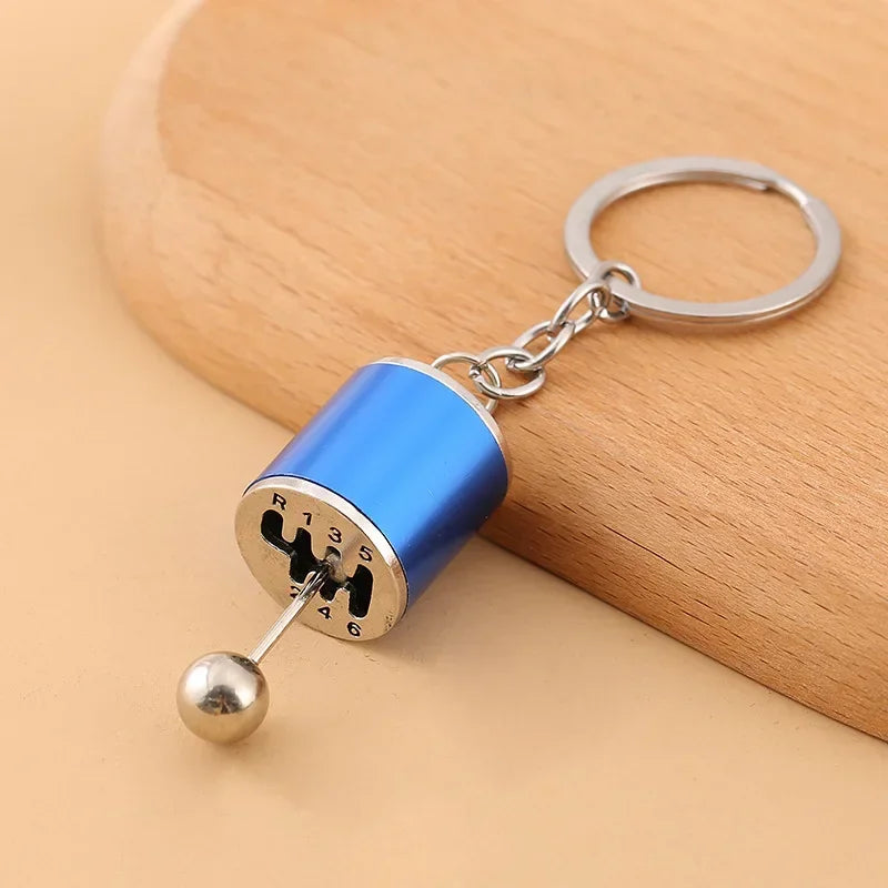 Gearbox Gear Head Metal Keychain for Car Keys