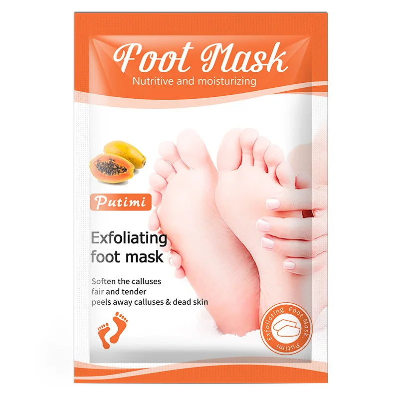 Exfoliating Foot Mask Pedicure Socks for Dead Skin and Cracked Heel Care