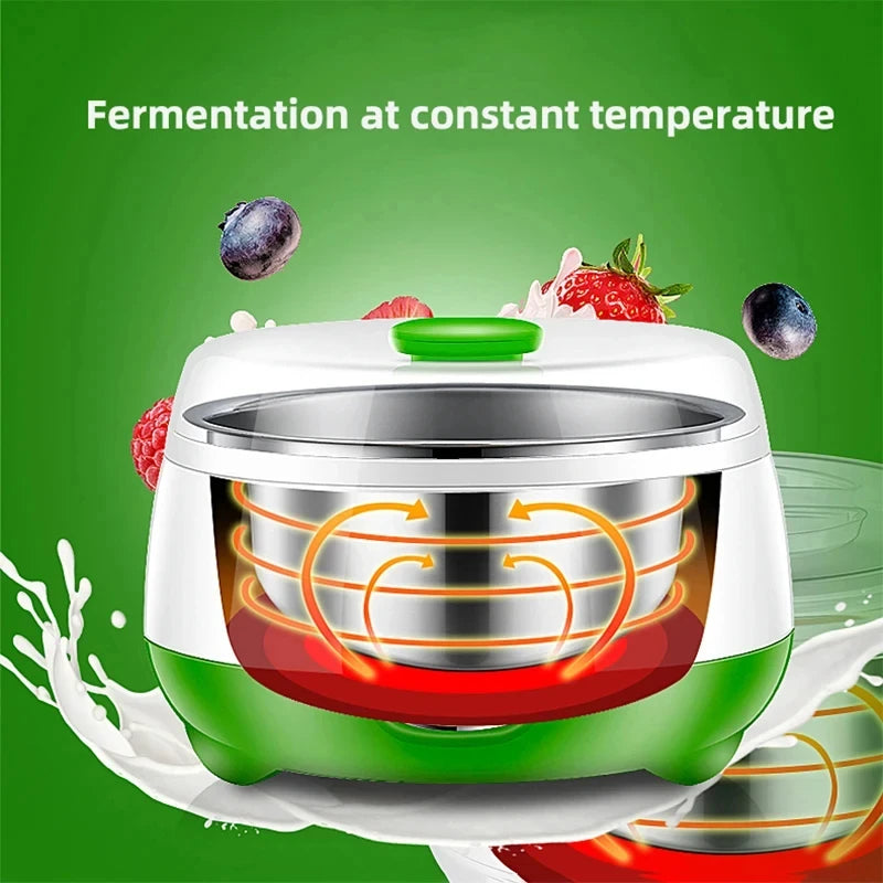1L Electric Yogurt Maker with Natto and Rice Wine Fermenting