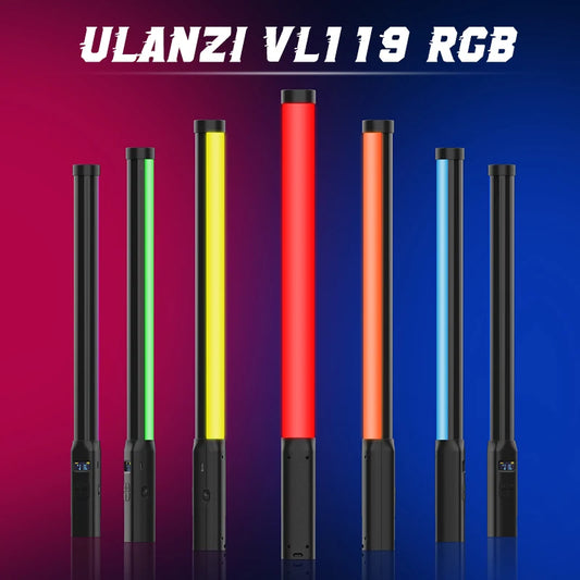 Ulanzi VL119 RGB Handheld LED Light Wand 19.68-Inch CRI 95+
