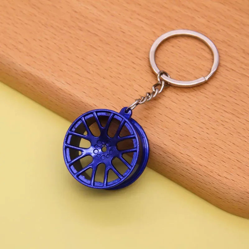 Gearbox Gear Head Metal Keychain for Car Keys
