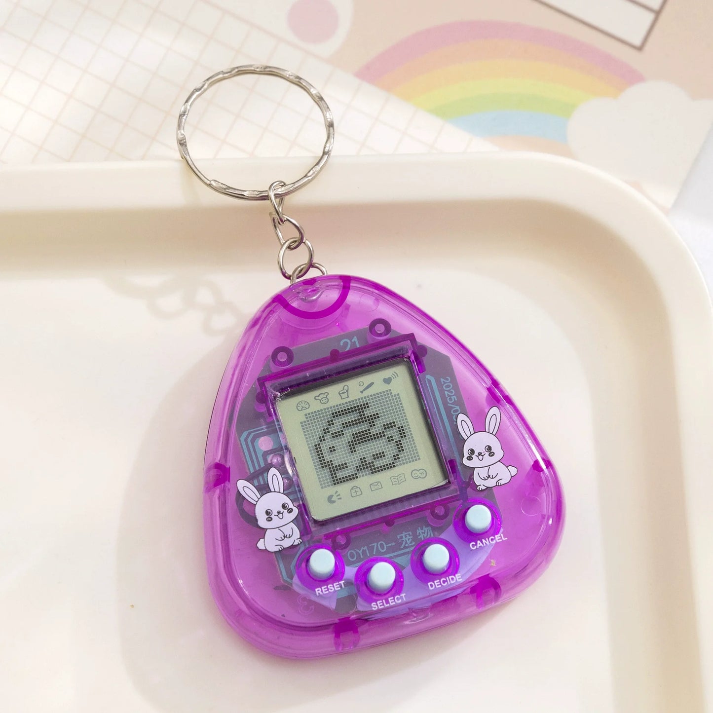 Transparent Electronic Virtual Pet - 168 Pet Pixel Toy