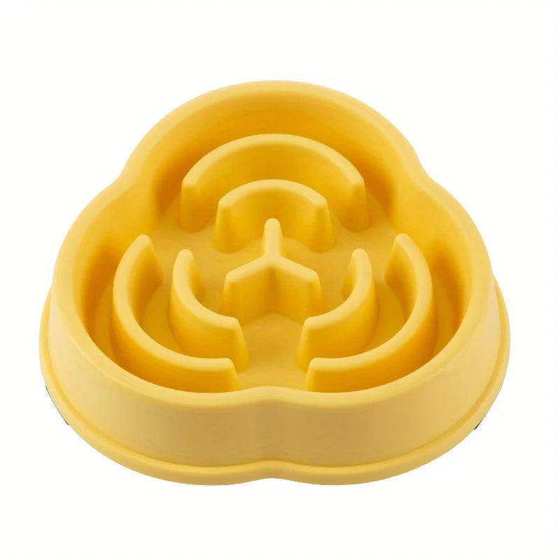 Anti-Choking Slow Feeder Dog Bowl with Anti-Overturning Design