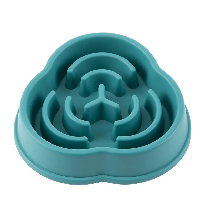 Anti-Choking Slow Feeder Dog Bowl with Anti-Overturning Design