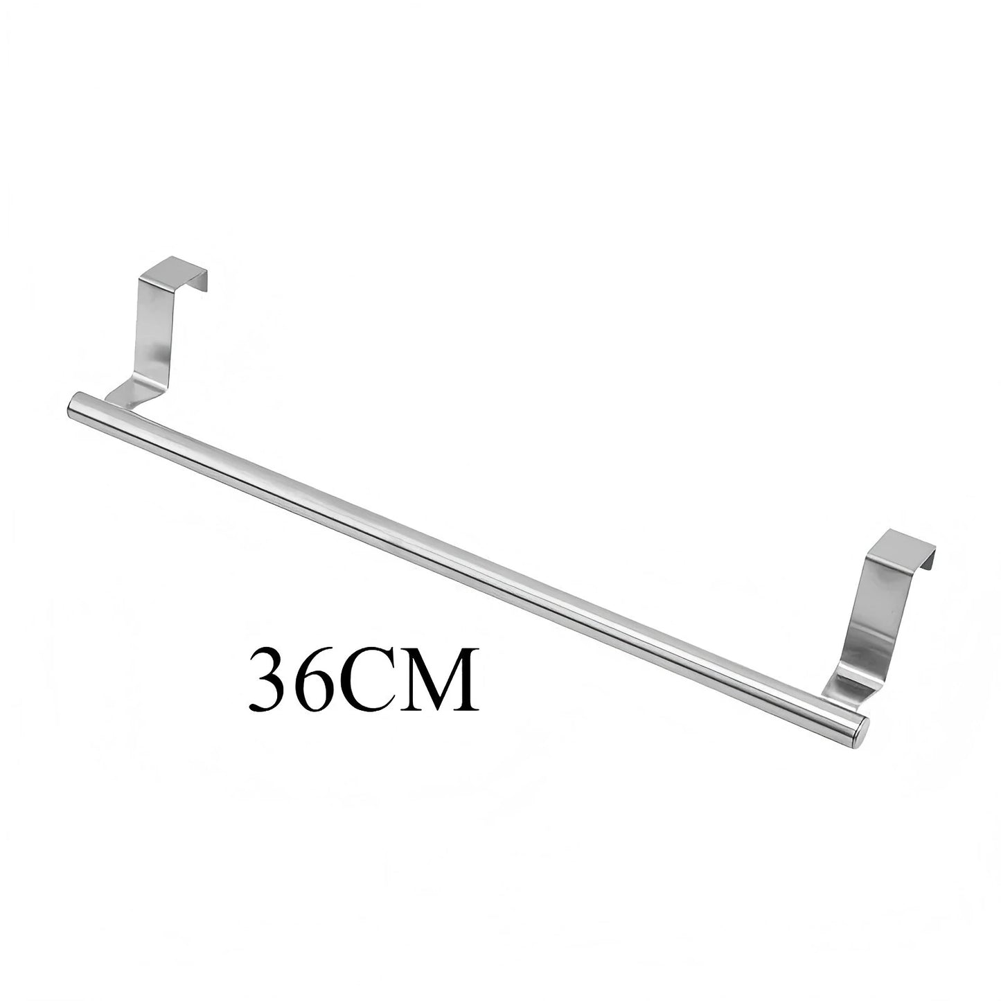 Over-Cabinet Metal Towel Rack and Rag Hanger