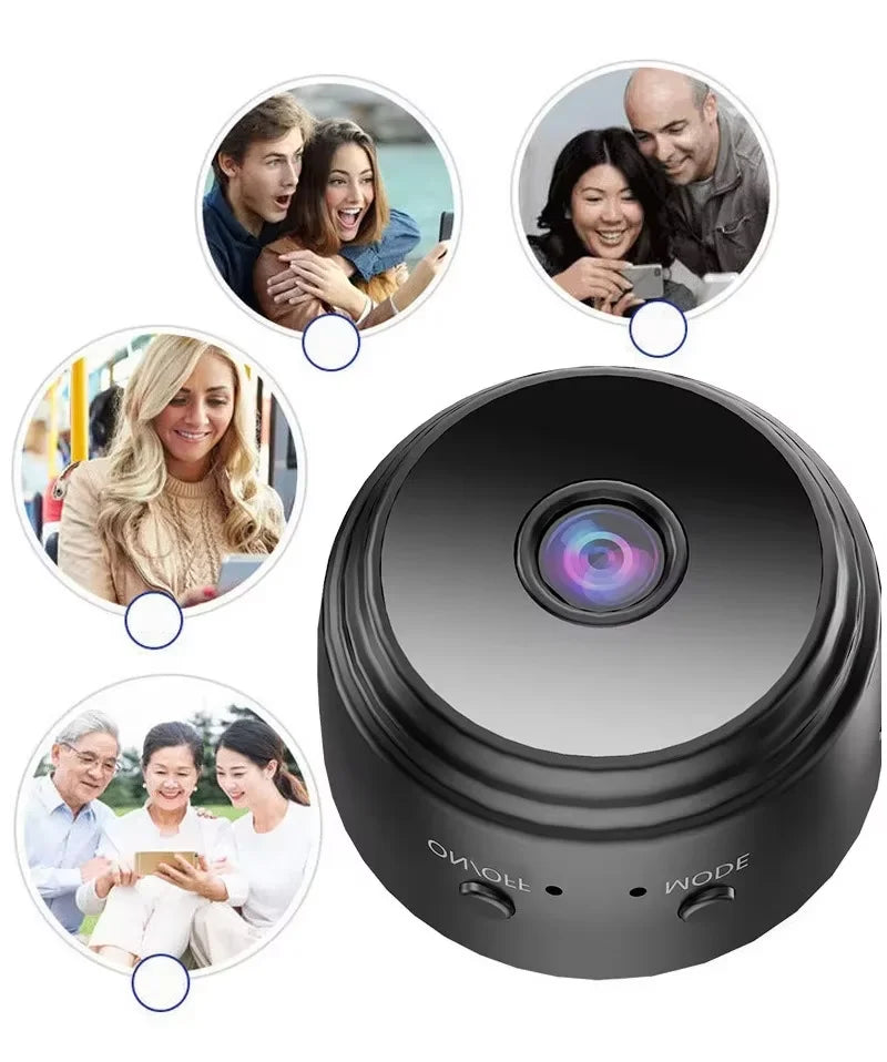 A9 WiFi Mini Security Camera - 1080P Smart Monitoring Recorder