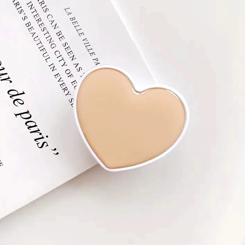 Heart-Shaped Universal Phone Socket Grip Stand for iPhone & Samsung