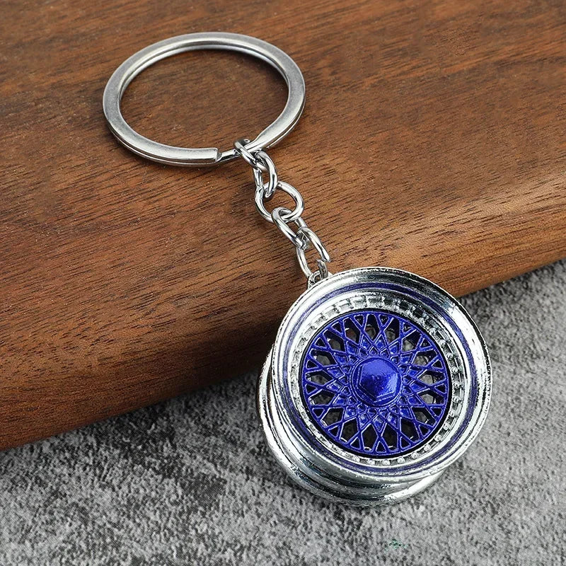 Gearbox Gear Head Metal Keychain for Car Keys