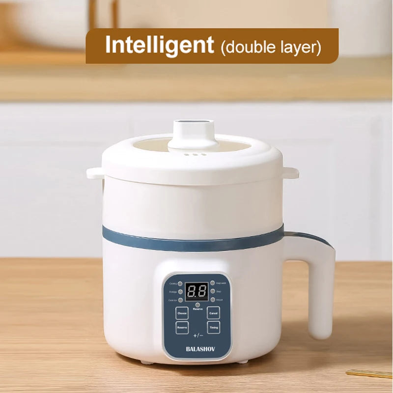Mini Electric Rice Cooker and Multicooker Steamer