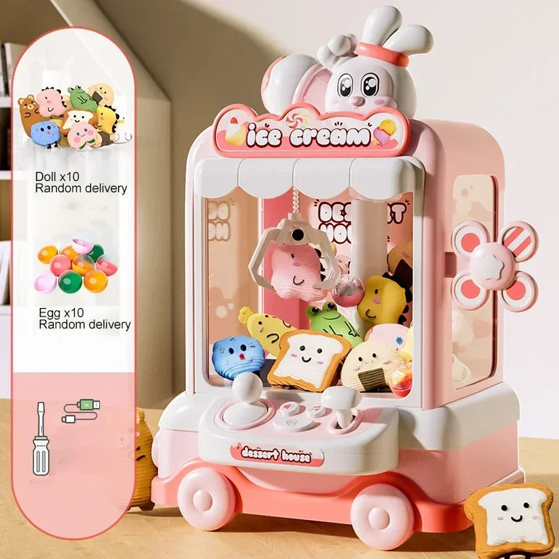 Mini Claw Machine Toy - Coin-Style Arcade Catch Game
