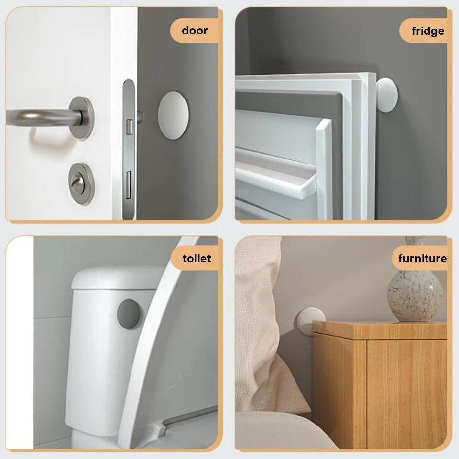 Self-Adhesive Silicone Door Stopper Wall Protector