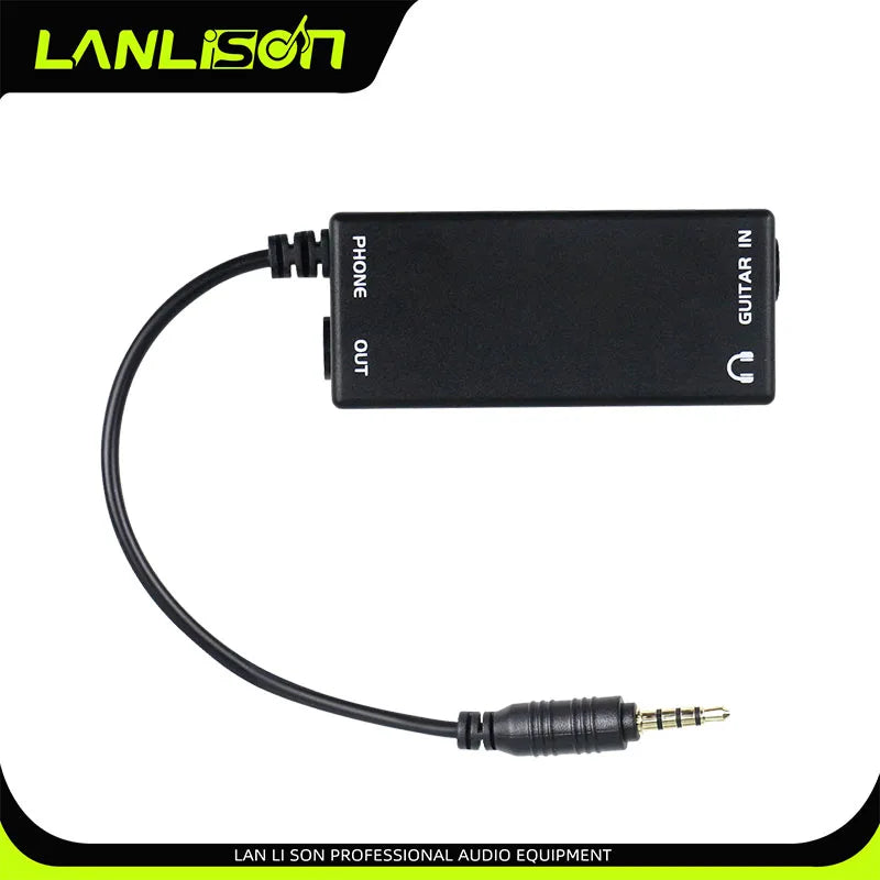 Lanlison Guitar Effects Interface Adapter for iPhone Recording & Practice