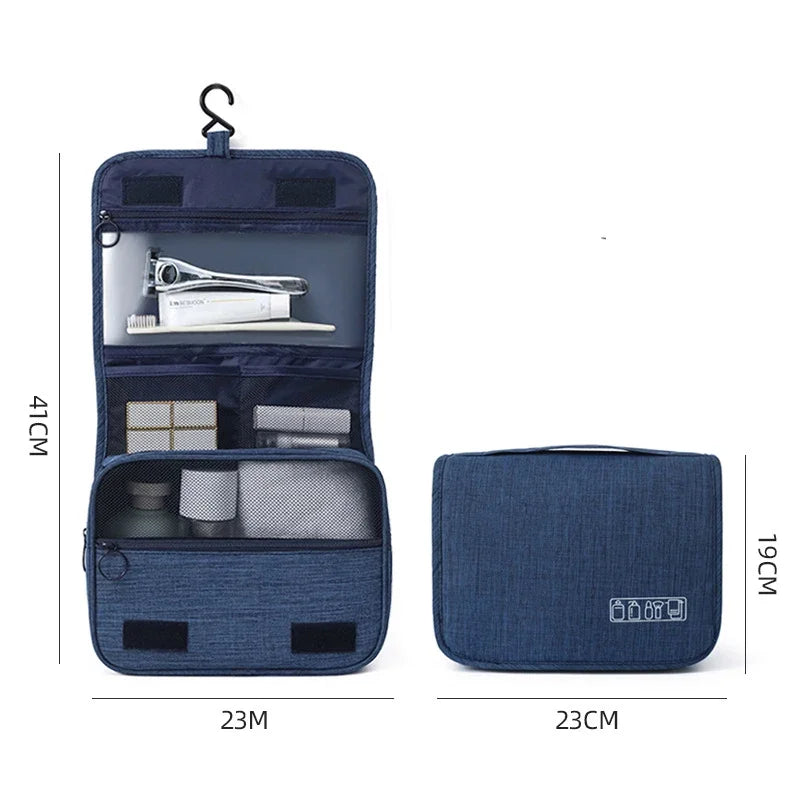 Oxford Fabric Hanging Toiletry and Travel Wash Pouch