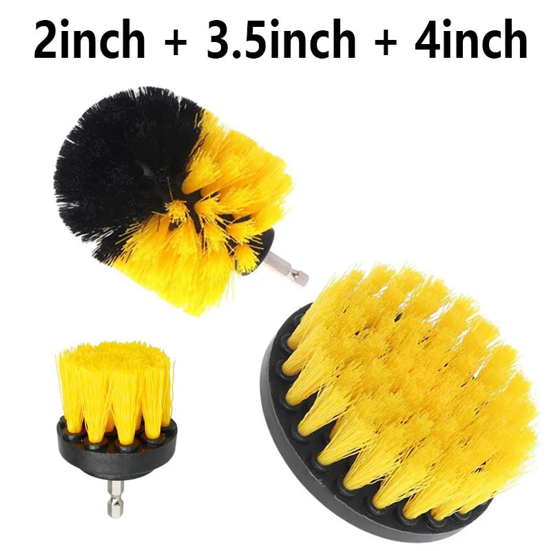 Drill Brush Power Scrubber Attachment Cleaning Set