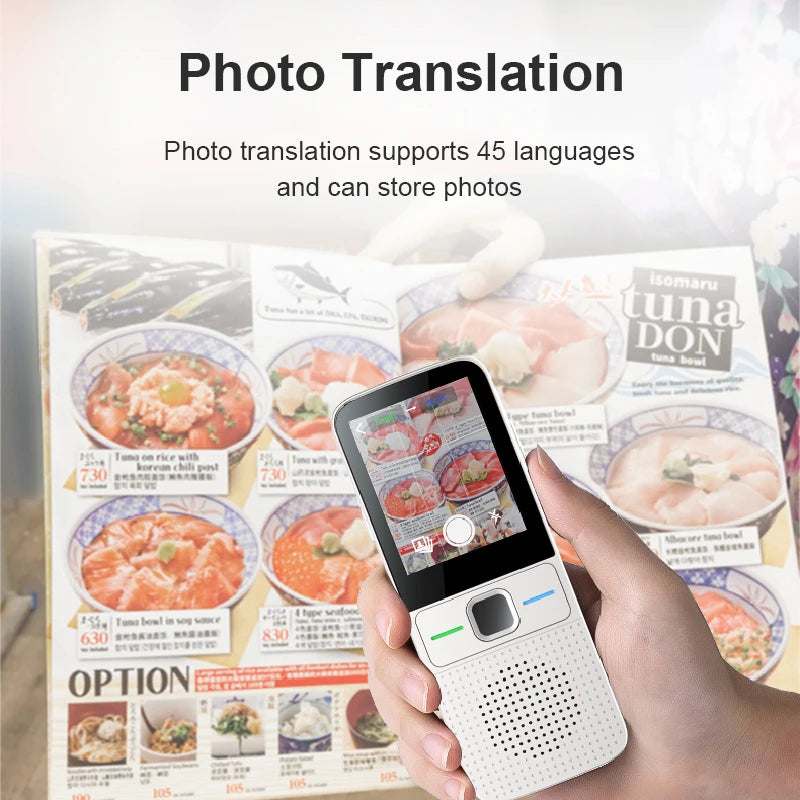 T10 Smart Voice Translator with 137 Languages and Real-Time Translation