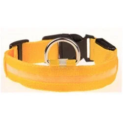 Colorful RGB Nylon LED Pet Collar for Small Dogs & Cats