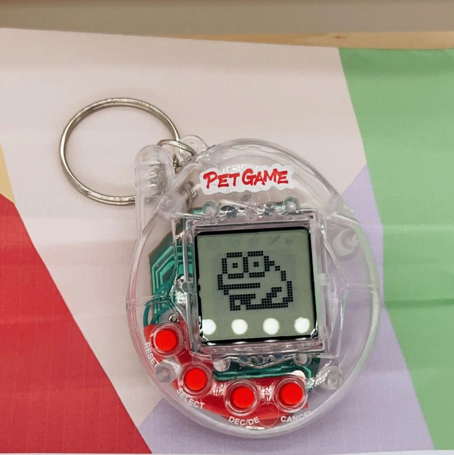 Transparent Electronic Virtual Pet - 168 Pet Pixel Toy