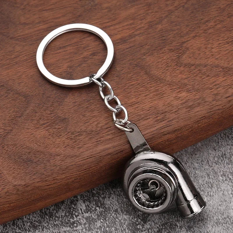 Gearbox Gear Head Metal Keychain for Car Keys