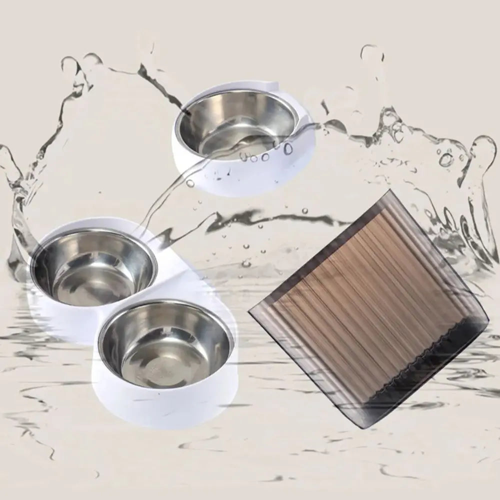 5L Smart Automatic Cat Feeder with Camera, Double Bowls & Voice Recorder