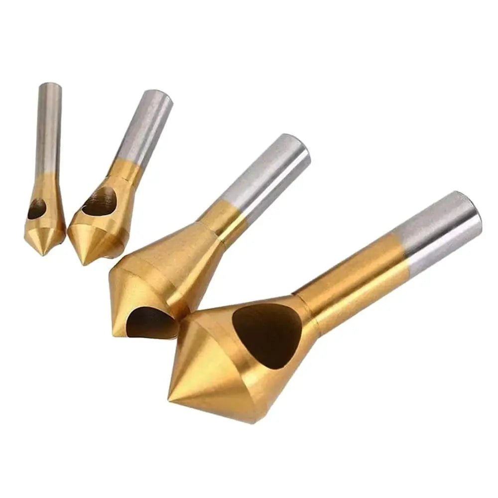 HSS Titanium 90 Degree Deburring Countersink Drill Bit