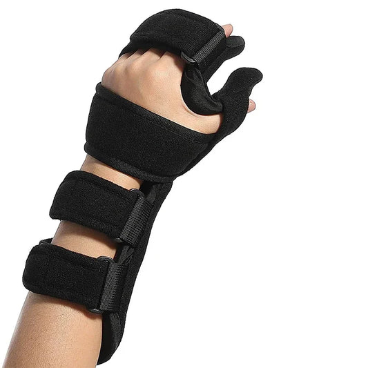 Adjustable Finger Hand Brace Night Splint Support