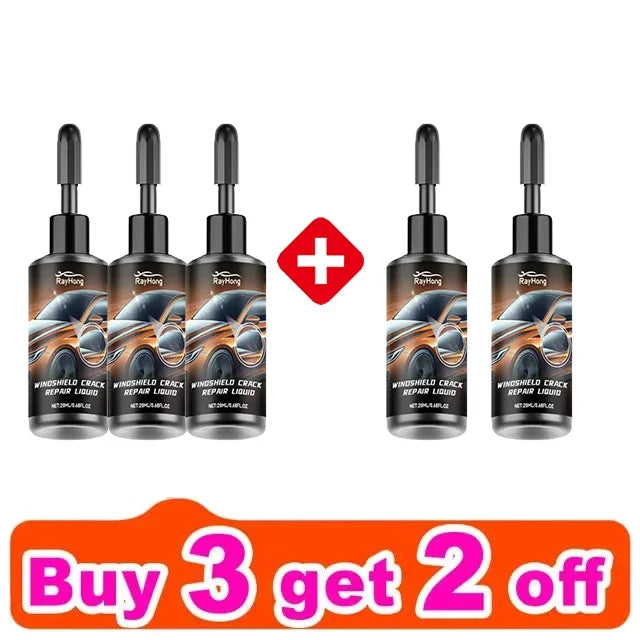 Windshield Crack Repair Resin Fluid - Car Glass Restore Glue