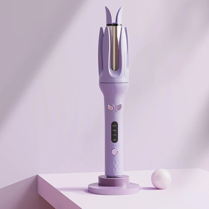 Automatic 28mm Ceramic Ionic Hair Curler - Anti-Tangle Rotating Styler