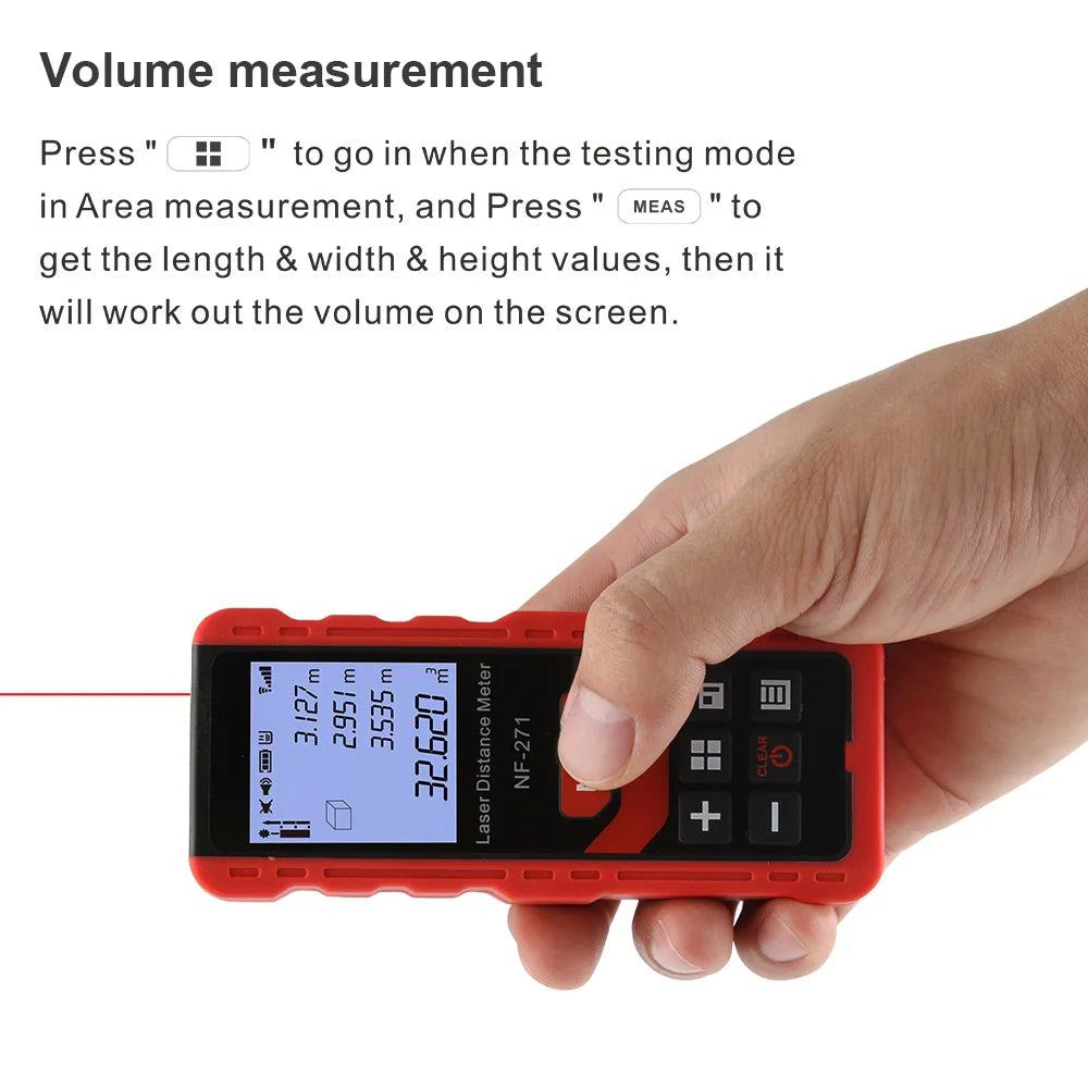Noyafa NF-271 Laser Distance Meter 40m/80m Rangefinder