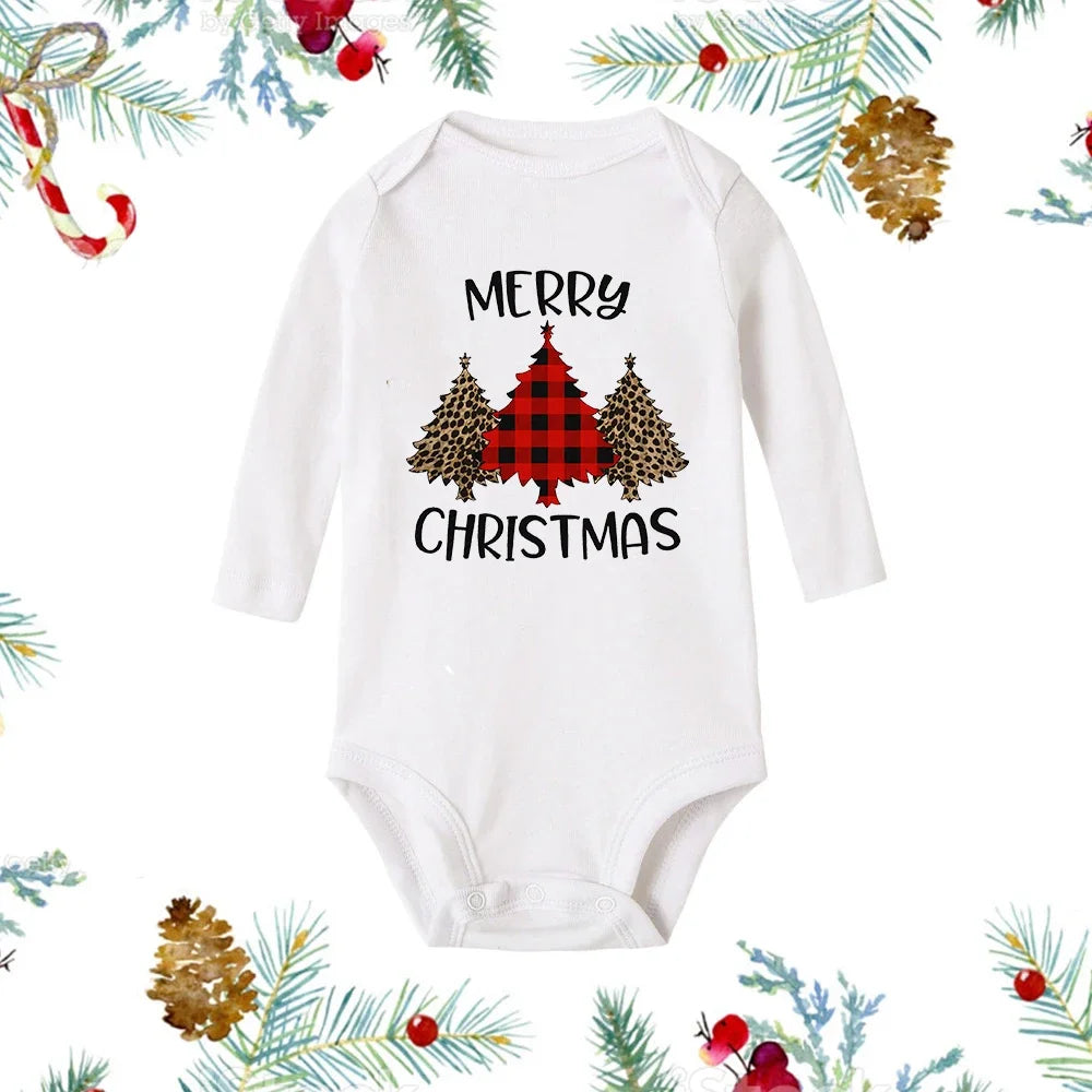 My First Christmas Long Sleeve Baby Romper