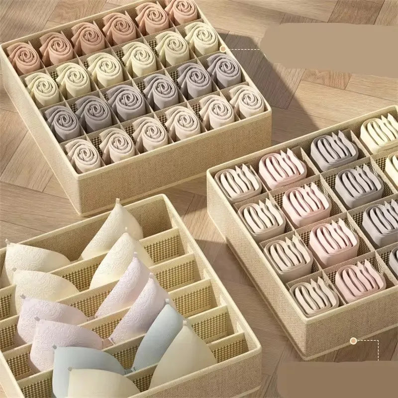 Drawer Underwear, Bra and Sock Organizer Storage Box