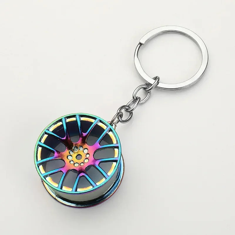 Gearbox Gear Head Metal Keychain for Car Keys