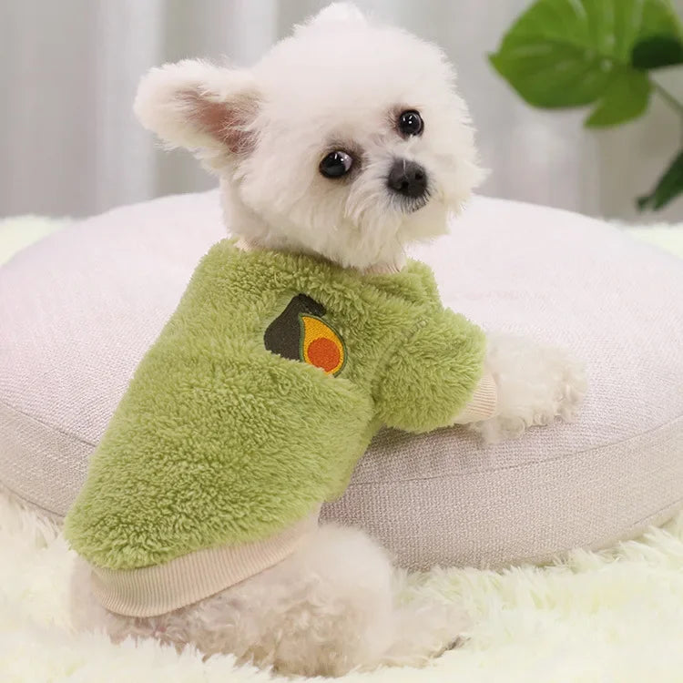 Warm Fleece Hoodie Clothes for Small Dogs, Puppies & Chihuahuas