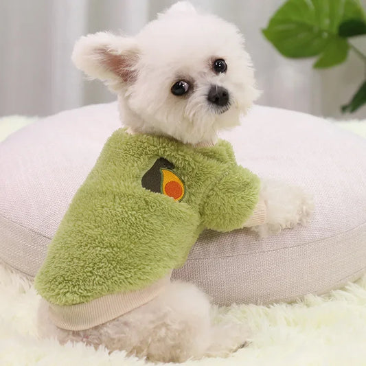 Warm Fleece Hoodie Clothes for Small Dogs, Puppies & Chihuahuas