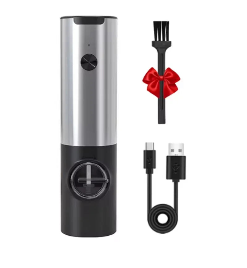 Rechargeable Stainless Steel Electric Salt and Pepper Grinder Set