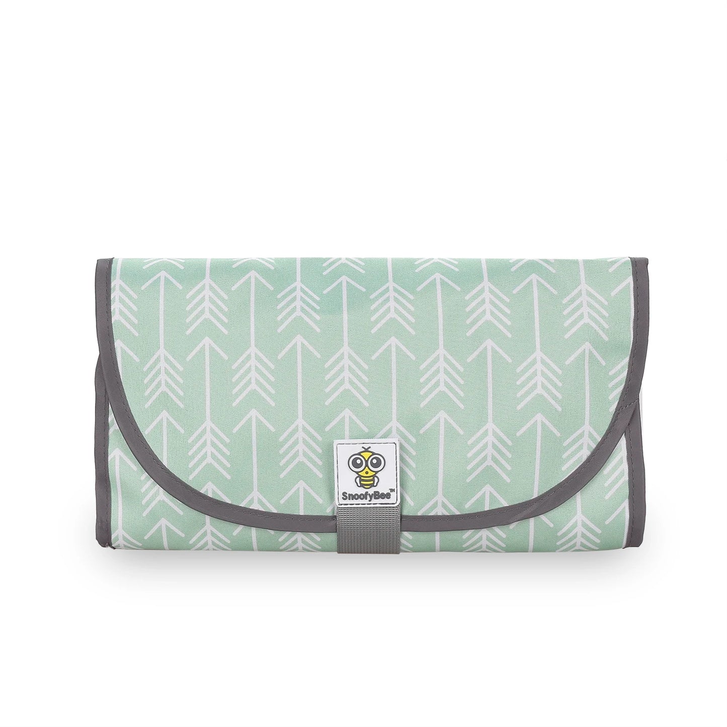 3-in-1 Portable Baby Changing Pad with Waterproof Diaper Storage Design