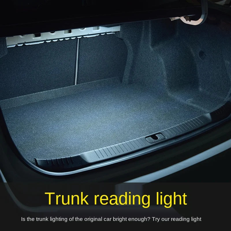 USB Magnetic Car Ceiling Reading Light - 10 LED Dome Lamp