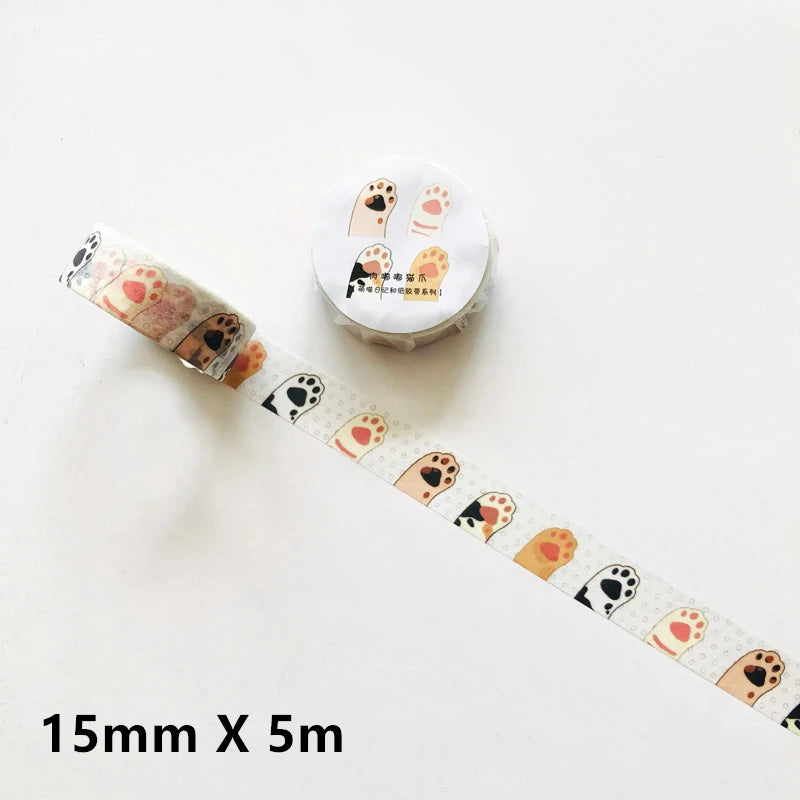Cute Cat Washi Tape for Scrapbooking