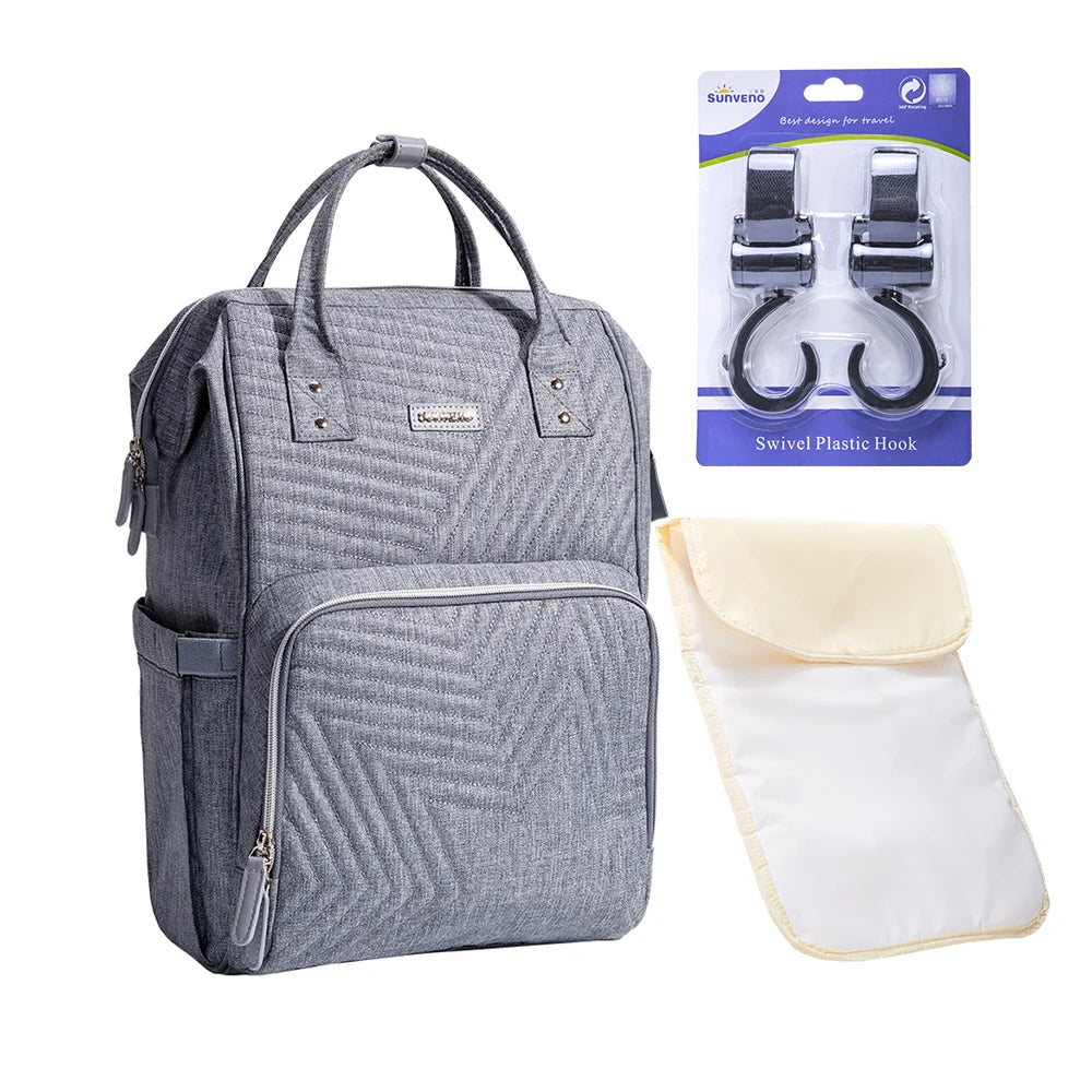 Sunveno Travel Diaper Backpack Organizer Bag