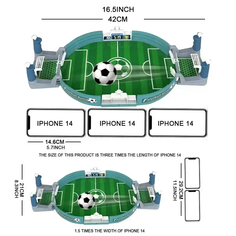 Two-Player Mini Soccer Table Game Set