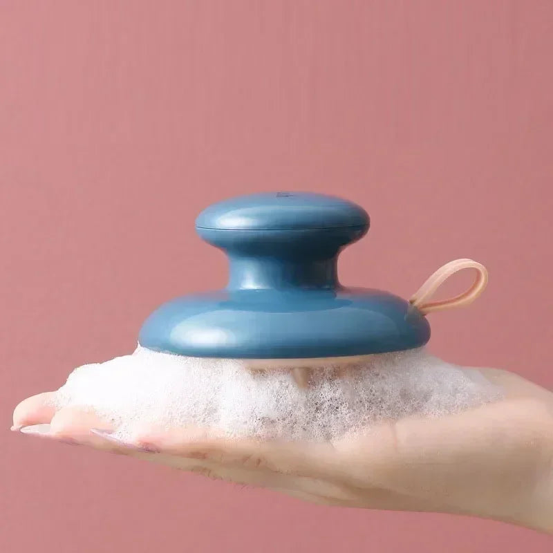 Silicone Scalp Massage Shampoo Brush and Body Shower Comb