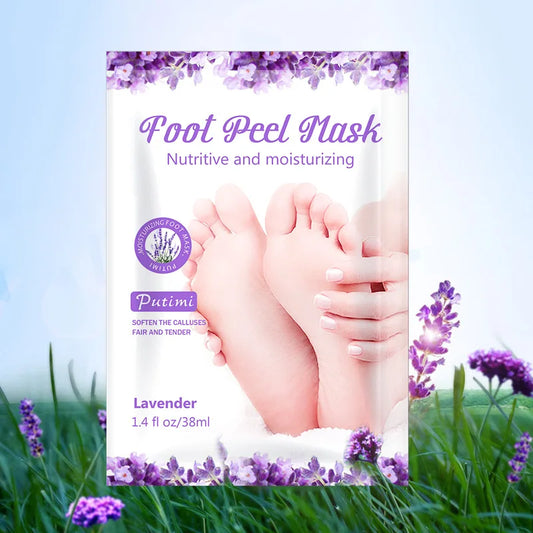 Exfoliating Foot Mask Pedicure Socks for Dead Skin and Cracked Heel Care