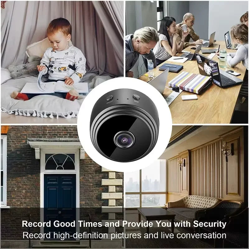 A9 WiFi Mini Security Camera - 1080P Smart Monitoring Recorder