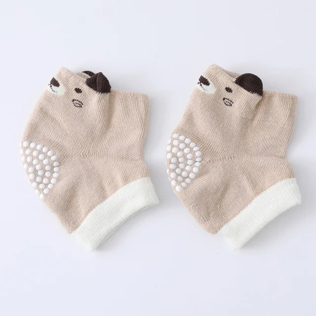 Baby Cotton Anti-Slip Crawling Knee Pads