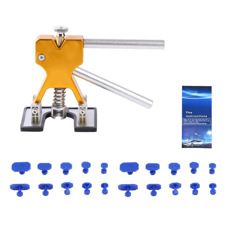 Paintless Car Dent Puller Kit with Multi-Size Suction Cups