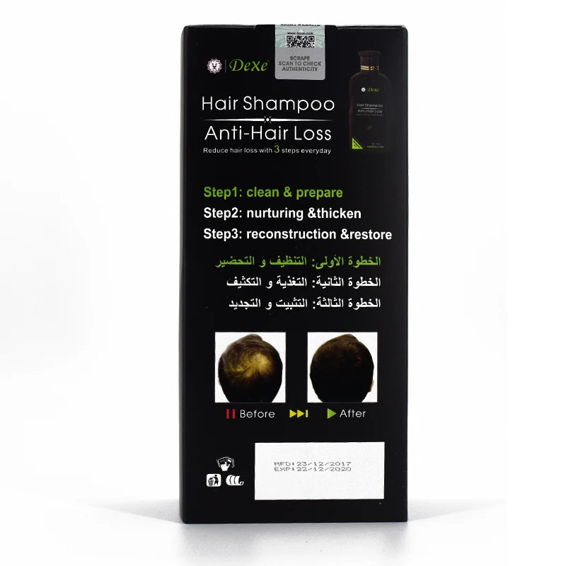 Dexe Herbal Hair Growth Shampoo 200ml for Men and Women